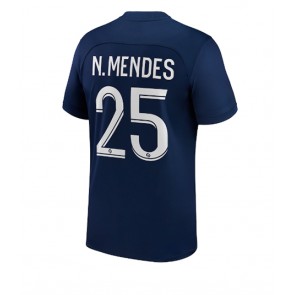 Paris Saint-Germain Nuno Mendes #25 Hemmatröja 2022-23 Kortärmad